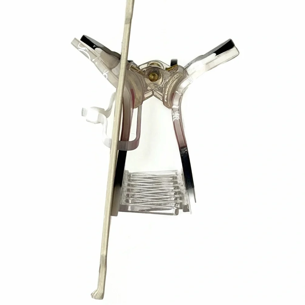 Piper K Cow Hair Claw Clip White Black Pink